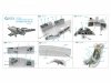 Quinta Studio QD72095 Blackburn Buccaneer S.2C 3D-Printed & coloured Interior on decal paper (Airfix) 1/72